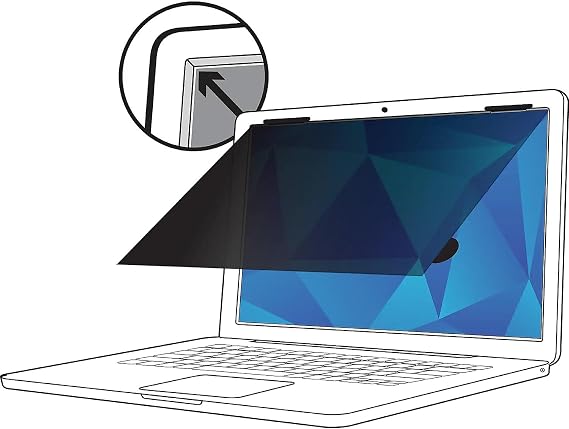 3M Privacy Filter for 14" Edge-to-Edge Widescreen Laptop (PF140W9E)