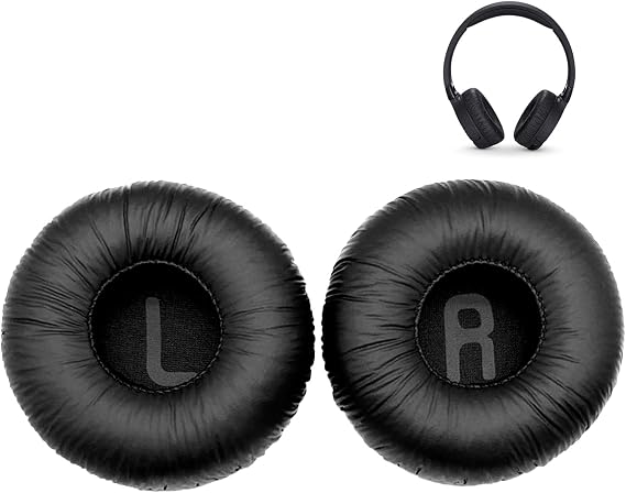 Replacement Headphone Pads Wireless Headphones 70mm Headphone Earpad Covers Compatible with JBL Tune 600BT T520BT T510BT T500BT T450, Ear Cushions Round Soft Sponge Replacement Ear Pads(2 Pack)
