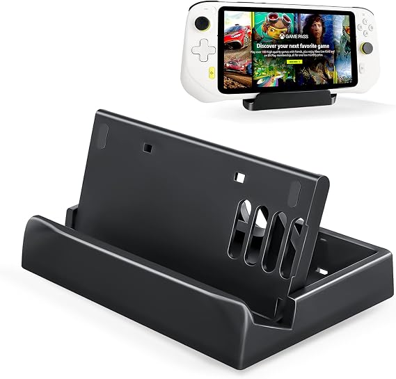 Logitech G Cloud Gaming Handheld Bracket Dock Holder Steam Deck Switch Tablet Black Folding