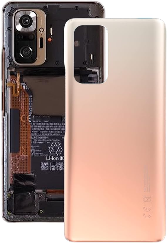 Battery Back Cover for Xiaomi Redmi Note 10 Pro Max/Redmi Note 10 Pro 4G / Redmi Note 10 Pro M2101K6P M2101K6G M2101K6I M2101K7AI M2101K7AG