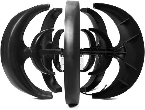 9000W Wind Turbine Generator, Vertical Axis Wind Turbines Generator Kit for Home Hybrids Streetlight Use Electromagnetic Electricity Producer Equipment,48v