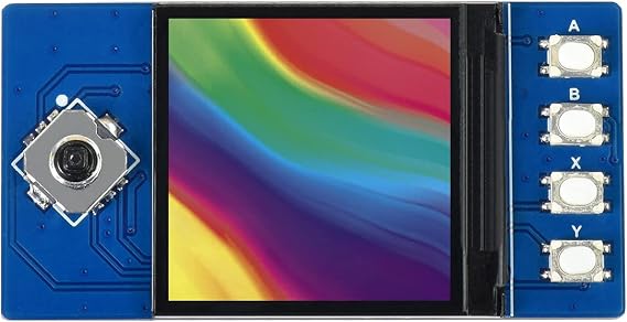 waveshare 1.3inch LCD Display Module for Raspberry Pi Pico 65K RGB Colors 240240 Pixels SPI Interface  with Raspberry Pi Pico C/C++ and MicroPython Demo