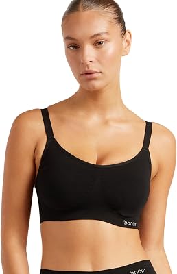 Boody -Wireless Full Bust T-Shirt Bra -Seamless Bra -Padded -Adjustable Straps -Bamboo Viscose -Perfect for DD-F Cups
