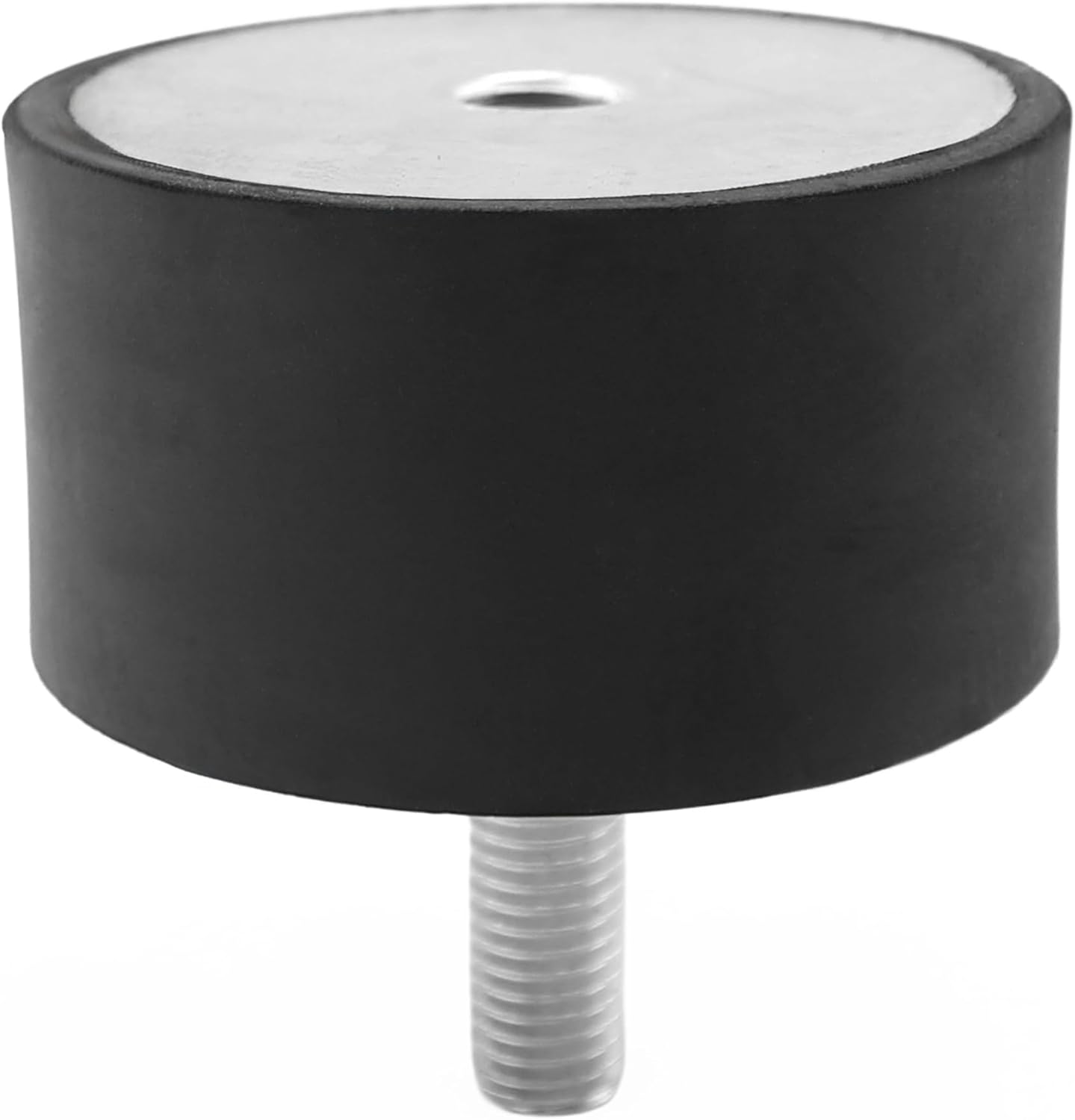 SMI-Gummipuffer AG/IG Außengewinde Innengewinde M6 Gummi-Metall-Puffer Schwingungsdämpfer – D25xH28 Gewindelänge 16 mm / Gewindetiefe 6 mm Naturkautschuk 55 Shore für Maschinenbau (20 STK)