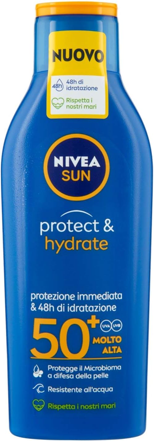NIVEA FP50 + protect & hydrate 200 ml. - solar products