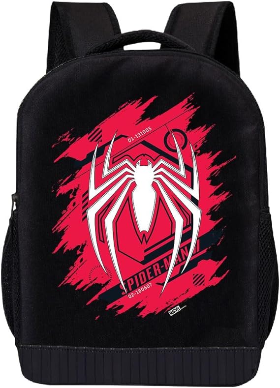 Marvel Spiderman Backpack for Boys, Girls, Adults | Miles Morales Into the Spiderverse Gamerverse Kids Toddler Mesh Bag