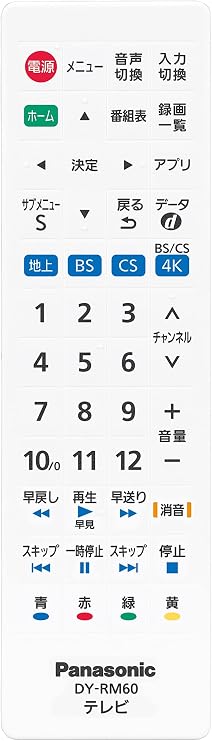 Panasonic DY-RM60 Remote Control