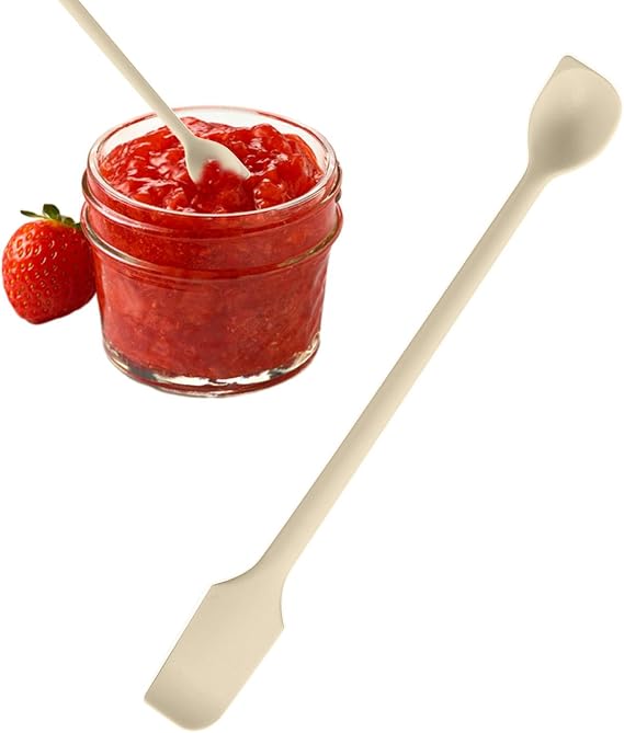 Jar Scraper Spatula, Butter Jar Scraper | Double-Headed Scraper Silicone Spatula Spreader,Non Stick Butter Spreader, Baking Supplies for Cooking Baking Baking