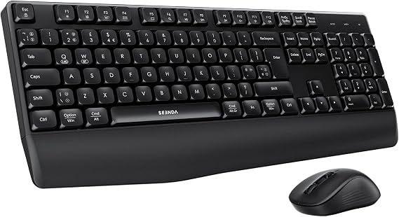 seenda COE200 Wireless Bluetooth Keyboard and Mouse Set, QWERTY UK