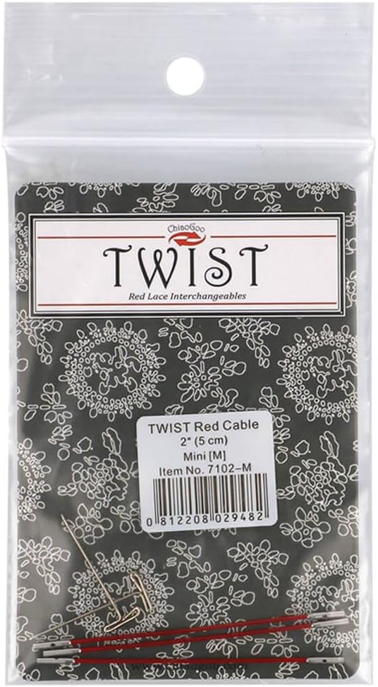 ChiaoGoo Twist Red Cable, 2" (5 cm), Mini [M]