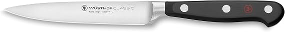 WUSTHOF Classic 4.5" Utility Knife, Black