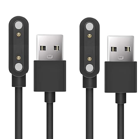 Lamshaw Compatible with Nerunsa Smart Watch Charger, Magnetic USB Charging Cable Replacement Charger Cable Compatible with Nerunsa Q23 1.69"