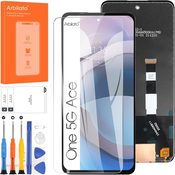 LCD for Motorola Moto One 5G Ace Screen Replacement for Moto ONE 5G UW Ace LCD Screen for Moto G 5G Touch Display Digitizer Assembly XT2113 Repair Parts(Not Fit One 5G/One 5G UW)