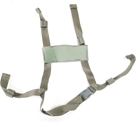 New ACH 4 Points Chin Strap without Bolts and Screws for MICH and A.C.H Helmet by Military issued