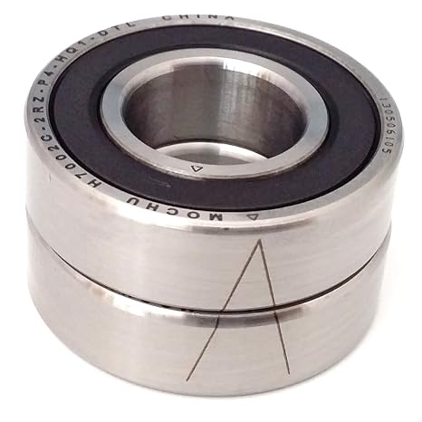 1pair 7002 7002C H7002C-2RZ-P4-HQ1-DTL 15x32x9 SI3N4 Ceramic Ball Sealed Angular Contact Bearings Speed Spindle Bearings CNC ABEC-7