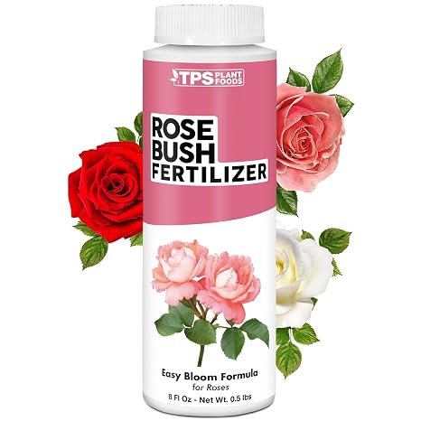 Rose Bush Fertilizer Liquid Plant Food for More Blooms, 8 oz