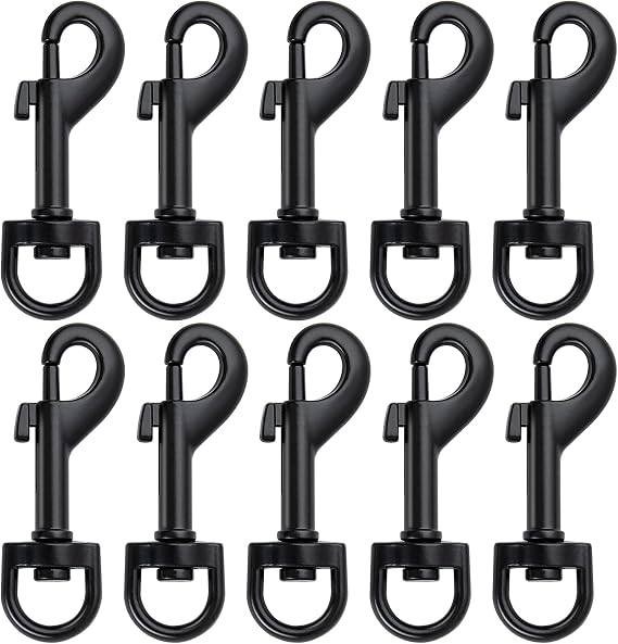 20Pcs Bolt Snap Hooks for Dog Leash Clips, Metal Heavy Duty Swivel Snap Hook Leash Hardware for Linking Dog Collar, Pet Harness, Key Chains, Purse Straps, DIY Project