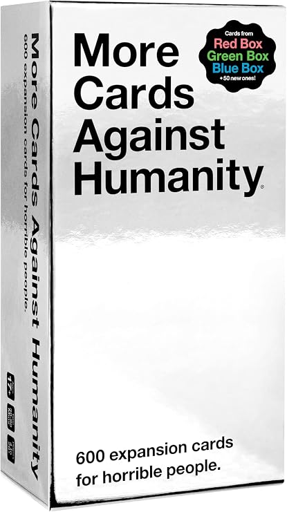 More Cards Against Humanity Big Shiny 600-Card Essential Expansion Pack