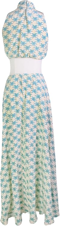 High Neck Cut Out Maxi Dress