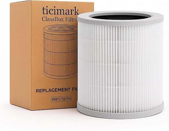 Xiaomi Smart Air Purifier 4 Compact İle Uyumlu HEPA H13 Filtre, 3 Katmanlı, Aktif Karbon, 20x15 cm