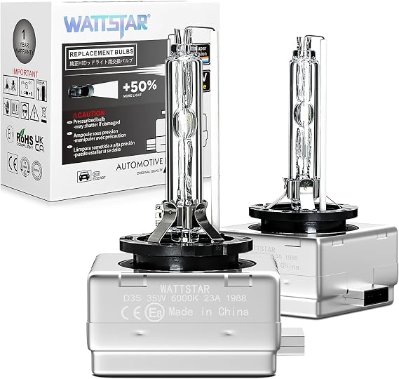 HID headlight bulbs replacement bulb bright white xenon bulbs.