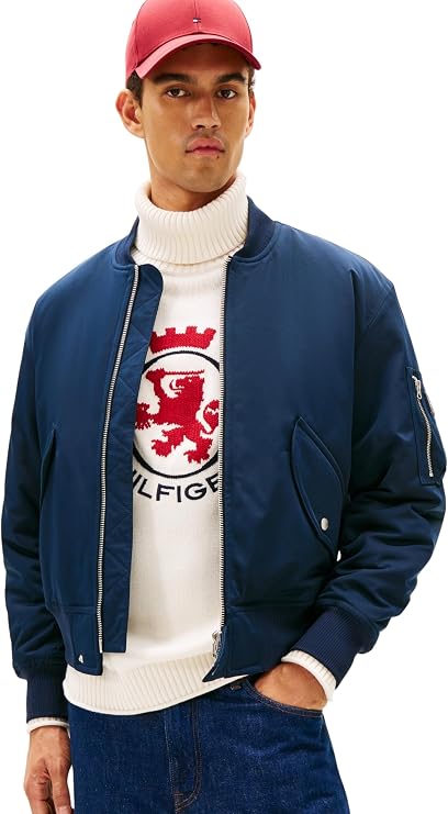 Tommy Hilfiger Men's Authentic Zip Bomber Jacket