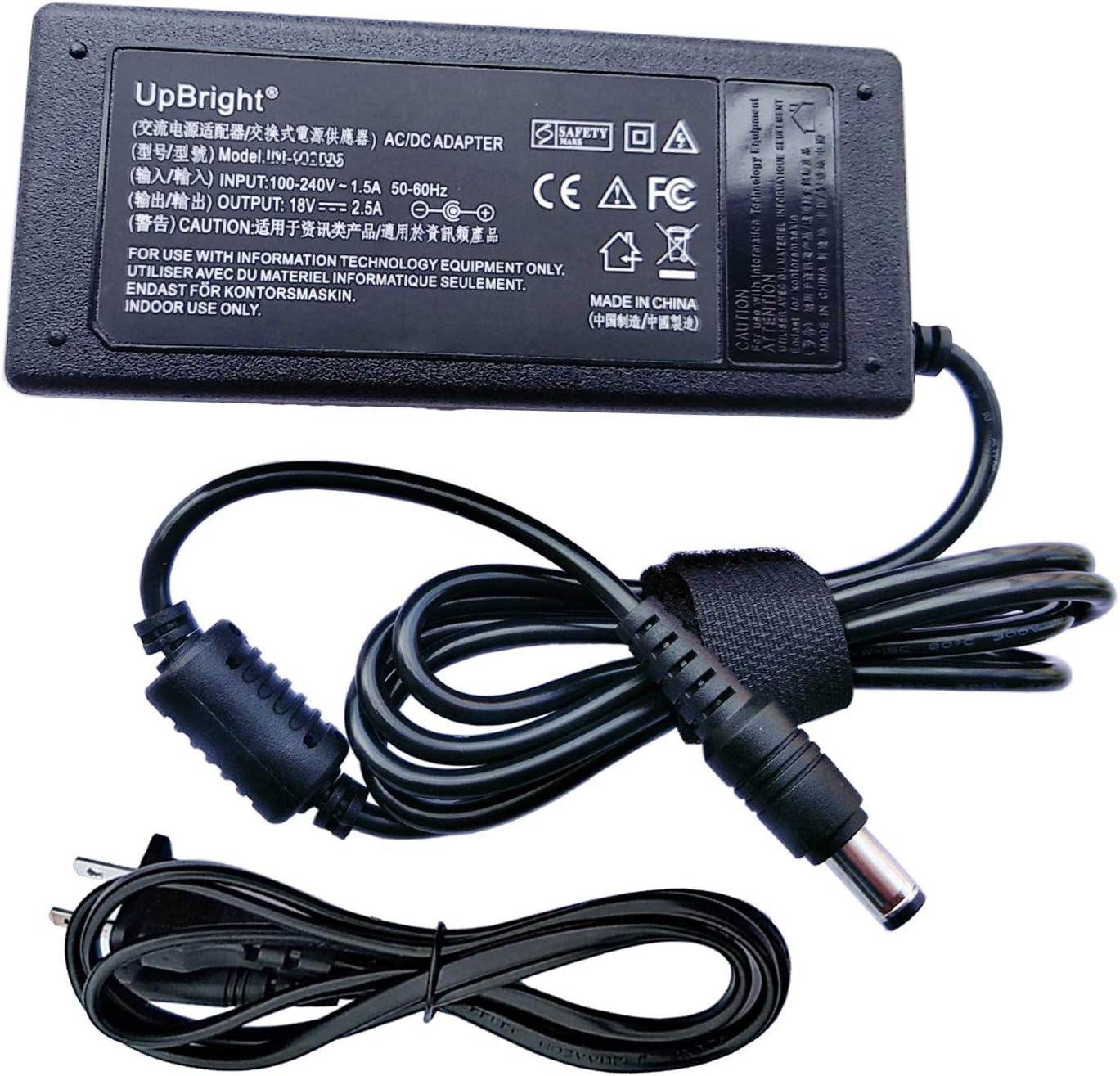 UpBright 18V AC Adapter Compatible with Cricut Cutting Machine CRV001 CRVOO1 Explore Expression 2 CREX002 CREX001 Cake CCA001 Provo Craft Cutter CXPL001 KSAS0451800180M2 KSAH1800200T1M2 B142-180200-E2