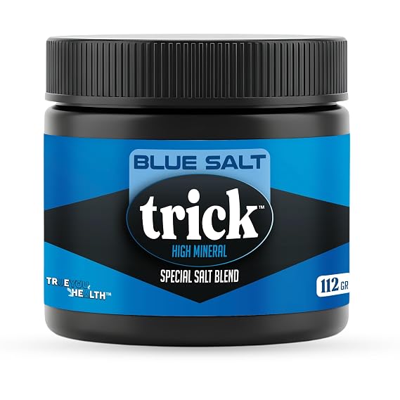 Blue Salt Trick - Specialty High Mineral Salts - Our Best Persian Blue Salt For Men & Women - Persian, Himalayan, Celtic, Red Hawaiian, Black Hawaiian, Purified Sea Salts With Activated Charcoal
