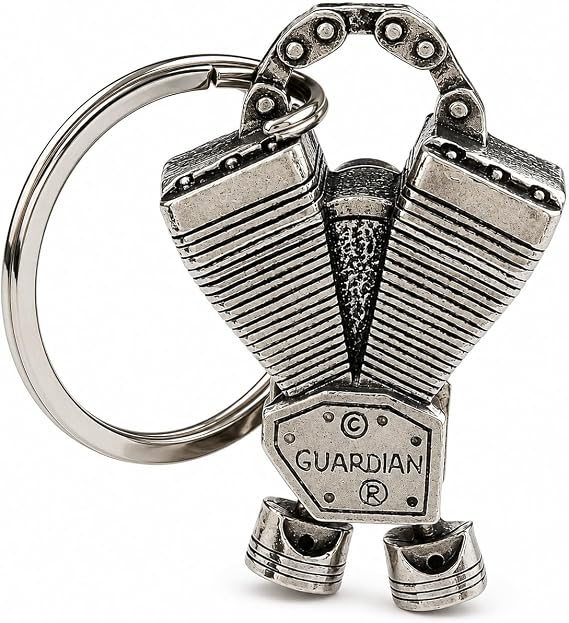 Guardian Bell Magnum | Motorcycle Bell | Lead-Free Pewter | Good Luck Gift to Friends & Family | Bike Bell | Made in USA