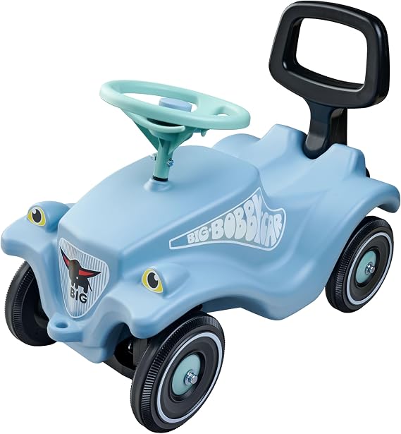 Big Bobby Car Classic Bundle - Children's Vehicle for Boys and Girls Classic Ride-On Vehicle up to 50 kg Including 2-in-1 Walker and Backrest for Children from 1 Year