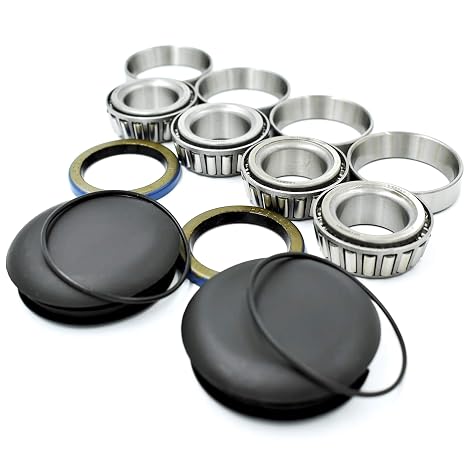 HD Switch (2 Kits) Fork Spindle Caster Rebuild Kit Bearings, Seals, Caps w/O-Ring Seal Upgrade fits John Deere JD8253 JD8935 AP24780 TCA18683 T102419 TCU22376