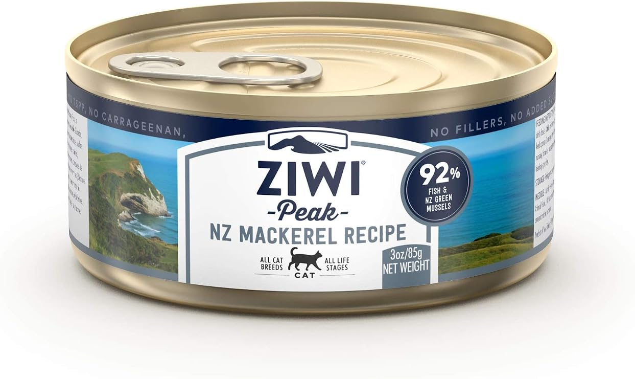 ZIWI Peak Cat Can, Macaro, 3.0 oz 85 g ZIWI Peak Cat Can - All Natural, High Protein, Grain Free, Limited Ingredients, Super Food