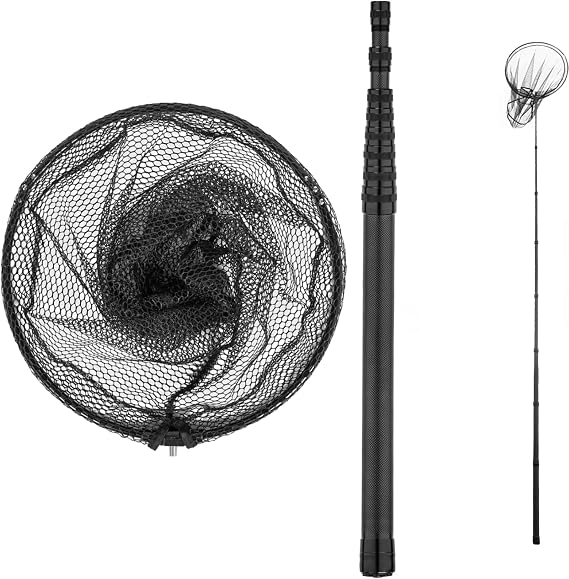 9ft/11.15ft Extra Long Fishing Net with Telescoping Handle