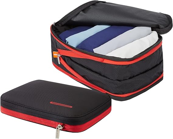 Bee Nesting BeeNesting Waterproof Compression Packing Cubes sets,Large Travel Packing organizers for Carry on Luggage,2 Sides Expandable Storage Bags