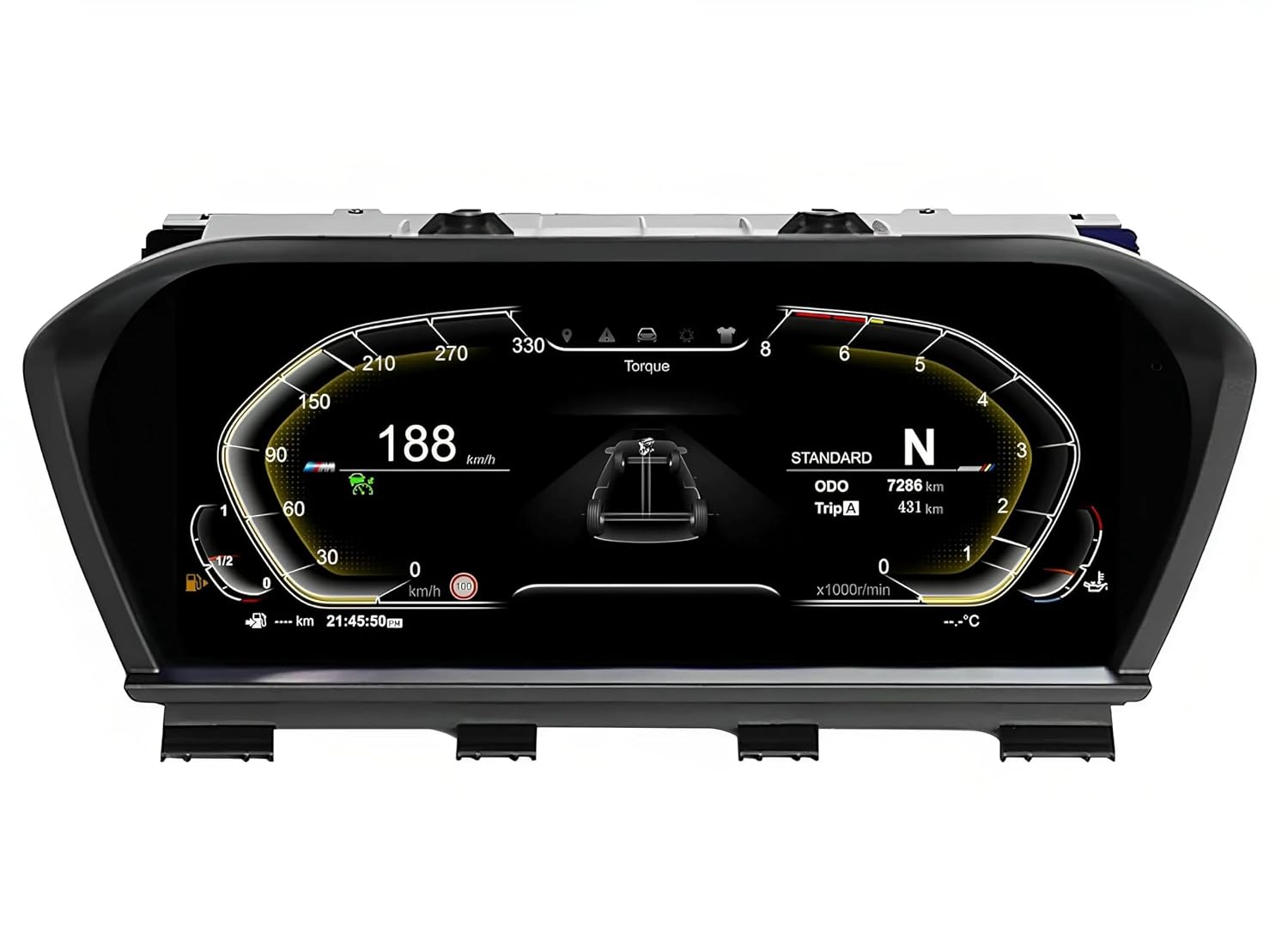 Rolax 10 Digital Dash Instrument Cluster for BMW 1 2 Series F20 F52 F22 F45 X1 F48 F49 X2 F39 Digital Cluster Instrument Speedometer Replacement Aftermarket Digital Dash Cluster