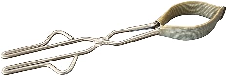 Beaker Tongs, Fiberglass Sleeved, 12.5"