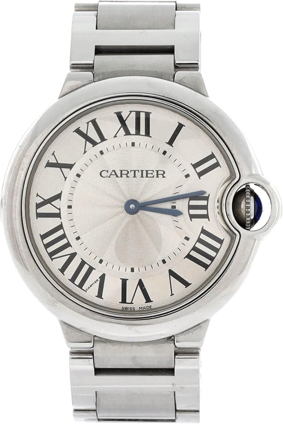 Pre-Loved Ballon Bleu de Cartier Quartz Watch Stainless Steel 36, Silver