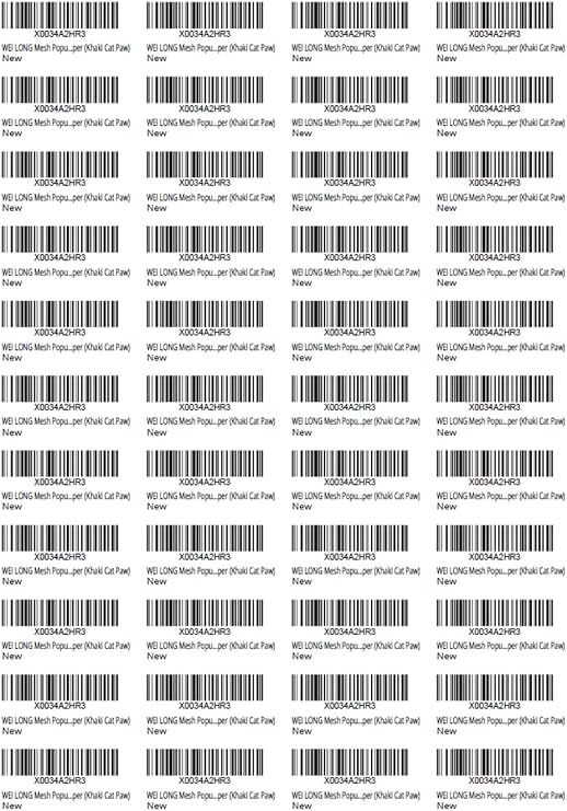 Amazon FBA Label (100 Sheets,4400 Labels) 44-up Labels 48.5x25.4 mm on A4 White Self Adhesive Shipping Mailing Stickers for Laser/Inkjet Printer,Meets Amazons FBA Requirement