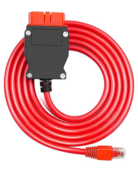 OCHIKI 7 Ft VOE OBD to Ethernet Adapter Fit for Volvo Vehicles | Based on SPA CMA Platform 2016+, Replace 9513108 9513062, OBD Cable Compatible with VIDA PC Software or Third-Party Software