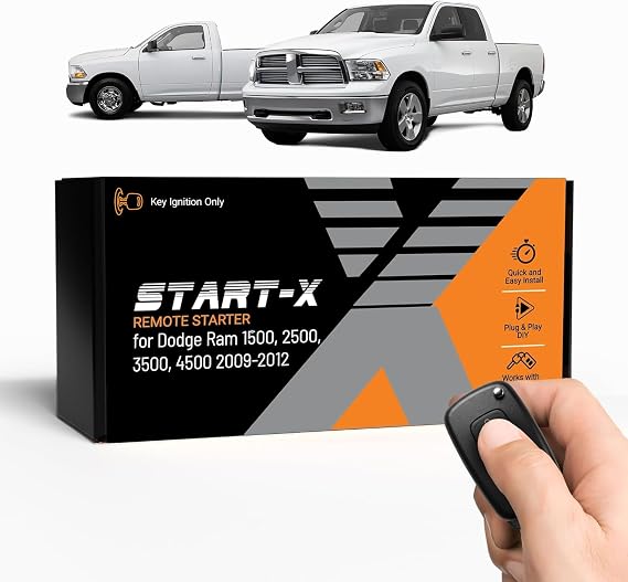 Start-X Remote Starter Kit for RAM 1500/2500/3500/4500 Gas (2009-2012)