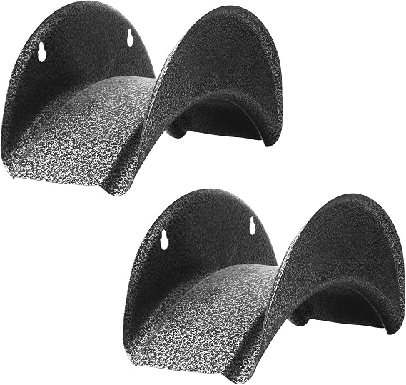 GARTOL Heavy Duty Wall Mounted Hose Holder, Rust-Proof Carbon Steel Hose Hanger Rack with Screws & Expansion Bolts, for Garden Water Hose, Air Lines, Ropes, or Extension Cords (2 Pack)