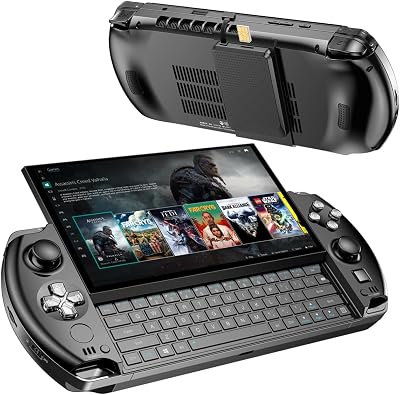 WEELIAO GPD Win 4 2025 Handheld Gaming PC with AMD Ryzen 7 8840U CPU | AMD Radeon 780M GPU,61920 × 1080 Touchscreen OcuLink eGPU Support, Win11 Pro, Portable Gaming Laptop 32GB LPDDR5XRAM  1TB SSD