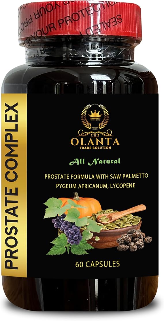Prostate Support Formula - Men's Prostate Support Supplement Saw Palmetto, Zinc & Pumpkin Seed Extract Prostate Healthy Dietary Supplement - Nettle Extract - 1 Bottle