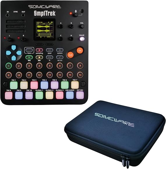 Sonicware SmplTrek [Portable Production Sampler] Special Bundle with Case