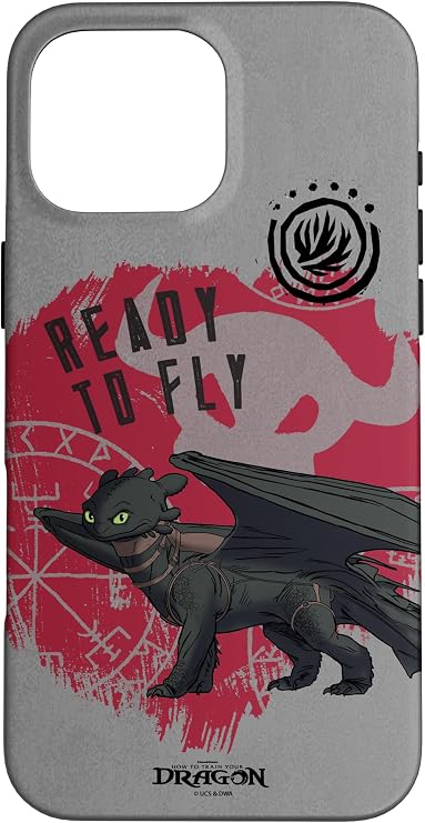 DreamWorks Dragons Toothless Ready to Fly Case for iPhone 16 Pro Max