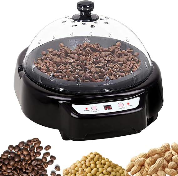 500W Household Coffee Roaster, 500g Coffee Bean Roasting Machine Electrical Coffee Baking Machine Temperature Adjustable
