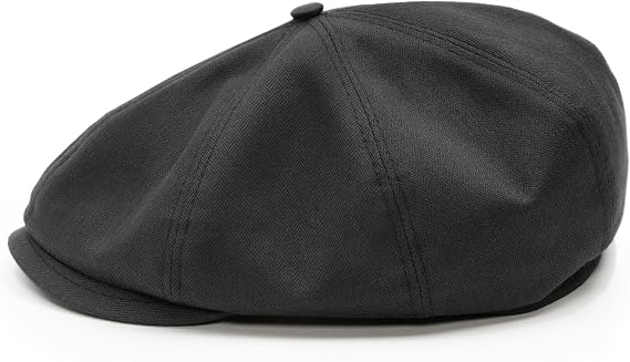 Sterkowski Model Shelby | Waxed Cotton Newsboy Cap for Men and Women | Weatherproof Practical Paperboy Hat