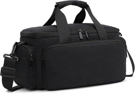 Andoer Camera Case, Water-Resistant Shock-Proof DSLR/SLR Single Bag for Mirrorless Camera with Removable Dividers and Shoulder Strap