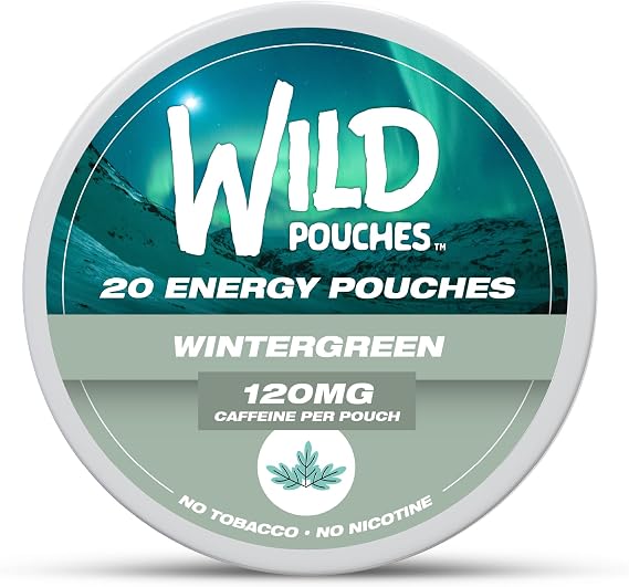 Single 120mg 20 x Wintergreen Caffeine Pouches | Nicotine Free
