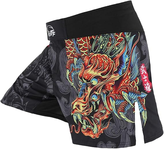 MMA Shorts for Men Fight Shorts Men BJJ Boxing Trunks for Men Grappling